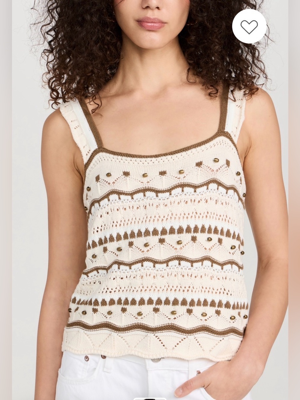 La Ligne Jane Tank With Beads